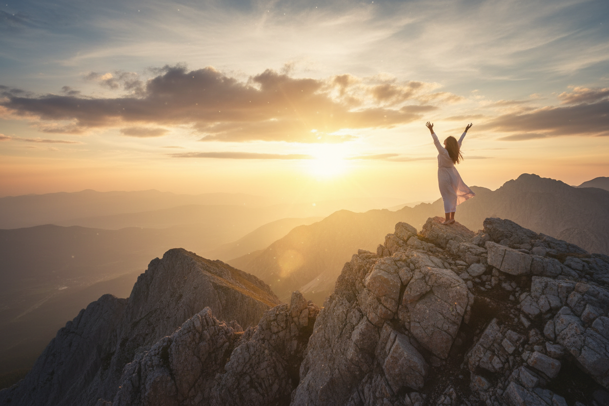 crea una imagen relacionada con fe